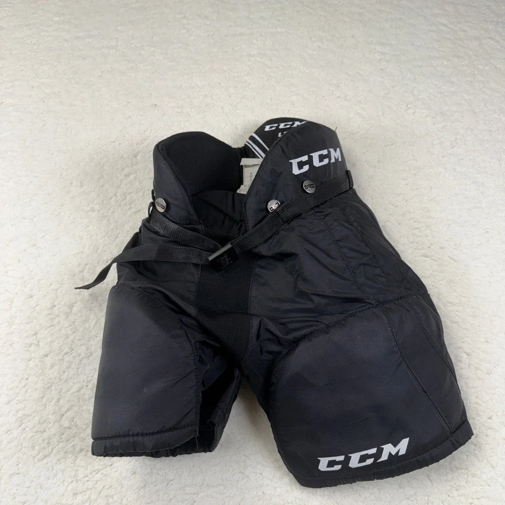 CCM LTP Youth Large Hockey Pants Black Padded Breezers YT-L HPLTP NHL